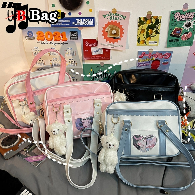 Personalized Transparent Card Handbag Backpack Ita Bag