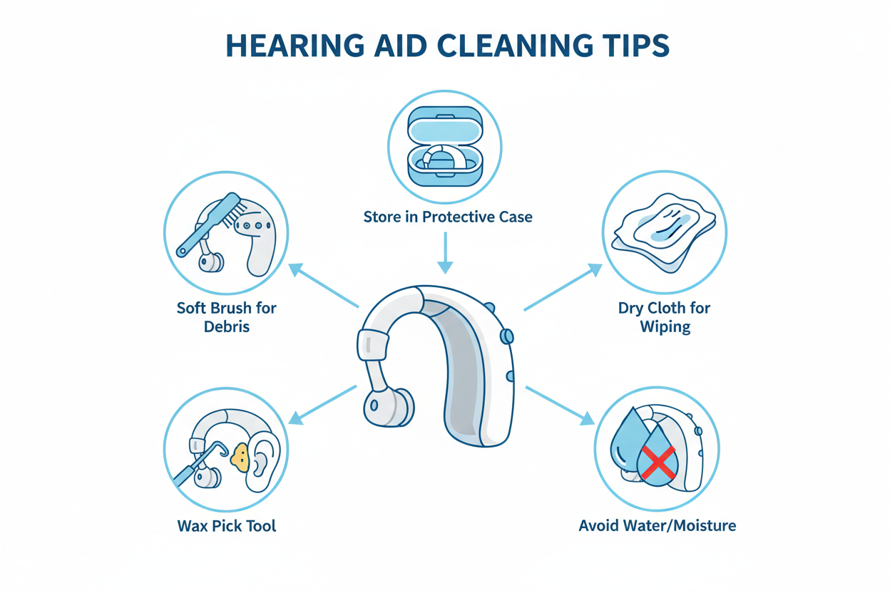 ClearHear 120pc Wax Guard Filters Kit for Hearing Aids