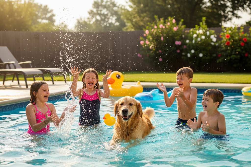 Foldable Dog Pool Kiddie Pool Hard Plastic Pool for Kids Portable Dog Pool PVC Pet Swimming Pool Collapsible Pool Dog Bathing Tub Dog Swimming Pool Suitable for Indoor and Outdoor (32 x8 Inch)