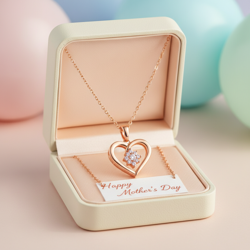 RIVIKO Heart August Birthstone Necklaces Gifts for Women 925 Sterling Silver Love Heart Pendant Necklace Mothers Day Valentines Christmas Birthday Jewelry Gifts for Her Mom Wife